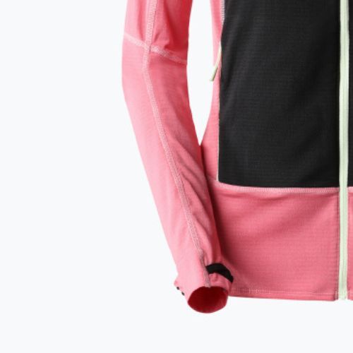 Damen Fleece-Sweatshirt The North Face Bolt Polartec Hoodie schwarz und rosa NF0A825JWV51