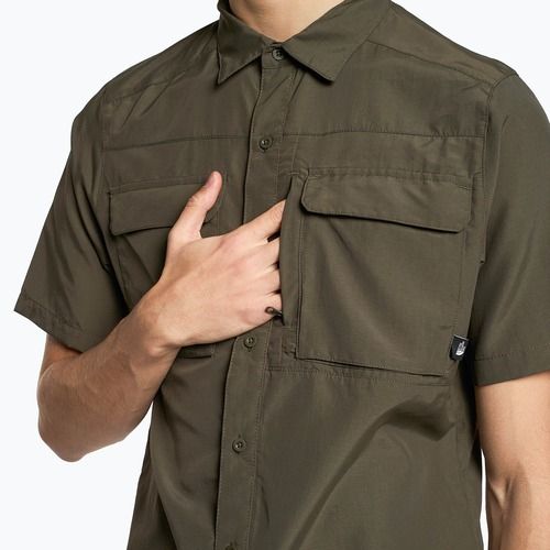 Herren Wanderhemd The North Face Sequoia SS grün NF0A4T1921L1