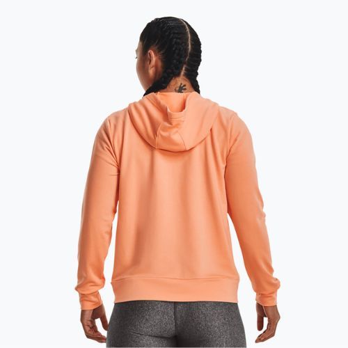 Under Armour Damen Trainingspullover Rival Terry FZ Hoodie orange 1369853-868