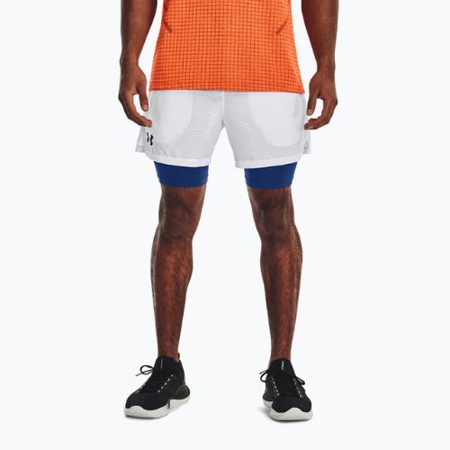 Herren Under Armour Vanish Wvn 2In1 Vent Sts Trainingsshorts weiß 1376783