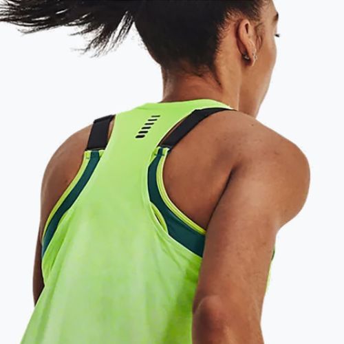 Damen-Lauftank-Top Under Armour Rush Cicada Singlet gelb 1378404