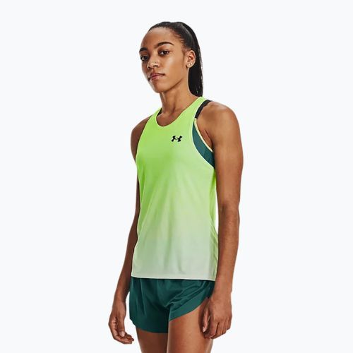 Damen-Lauftank-Top Under Armour Rush Cicada Singlet gelb 1378404