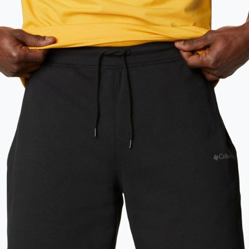 Herren Columbia Logo Fleece Trekking-Shorts schwarz 1884601010