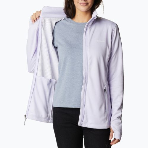 Columbia Damen Trekking Sweatshirt Park View Grid Fleece lila 1959713