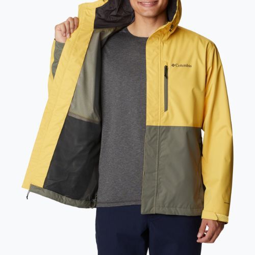 Columbia Herren Hikebound Regenjacke gelb-grün 1988621
