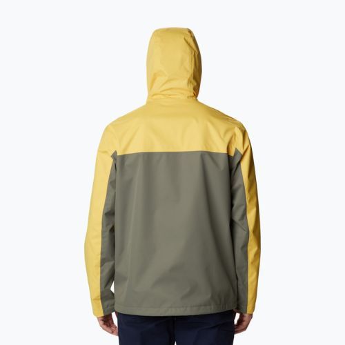 Columbia Herren Hikebound Regenjacke gelb-grün 1988621
