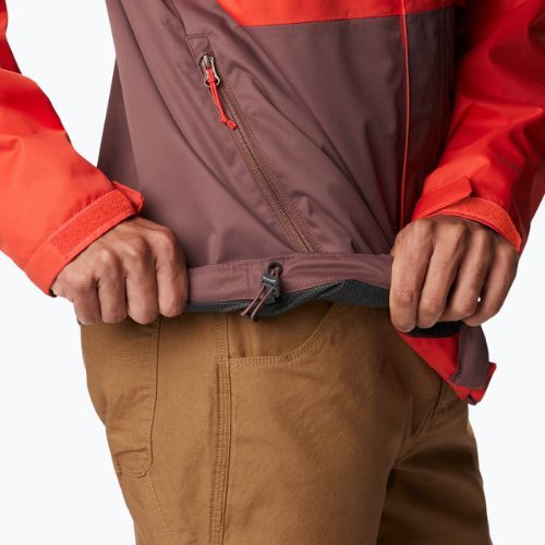 Columbia Herren Hikebound Regenjacke rot 1988621839