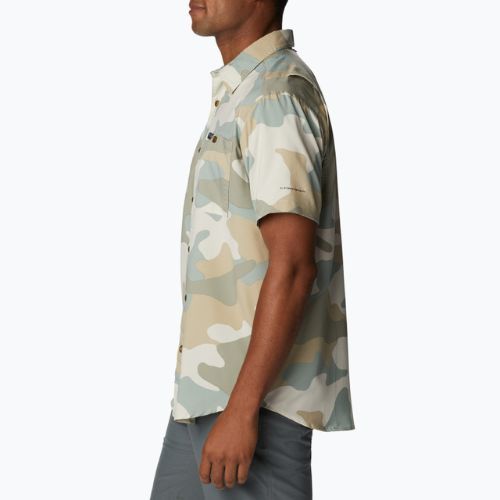 Herren Columbia Utilizer gedruckt gewebt SS Niagara Mod Camo Trekkinghemd 1990825