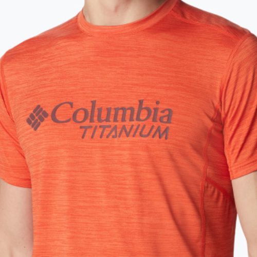 Columbia Herren Titan Pass Grafik-Trekkinghemd rot 1991471839