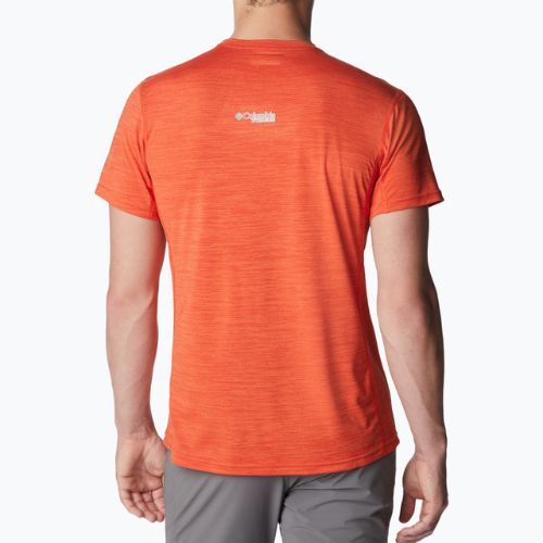 Columbia Herren Titan Pass Grafik-Trekkinghemd rot 1991471839