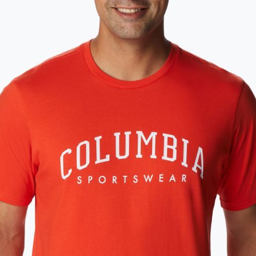 Columbia Rockaway River Graphic Herren-Trekkinghemd rot 2022181