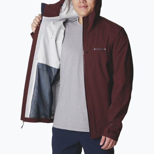 Columbia Omni-Tech Ampli-Dry Herren Membran Regenjacke kastanienbraun 1932854