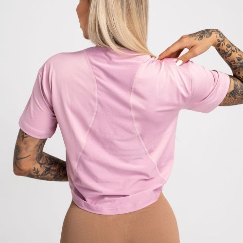 Damen-Trainingsshirt Gym Glamour Sport Pink 426