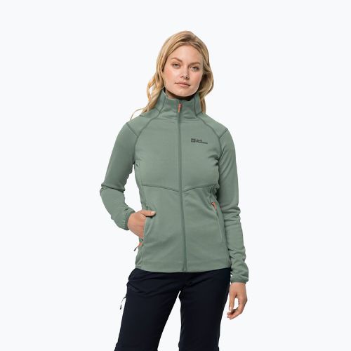 Jack Wolfskin Damen-Trekkingjacke Fortberg FZ grün 1711101