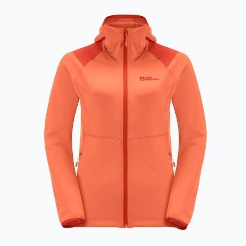 Jack Wolfskin Damen-Trekkingjacke Kolbenberg Hooded FZ orange 1711071