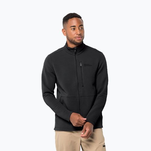 Jack Wolfskin Herren Modesto Trekking Sweatshirt schwarz 1706483