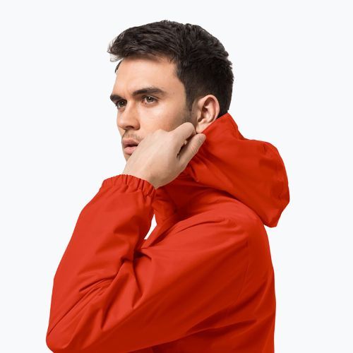 Jack Wolfskin Herren Stormy Point 2L wasserdichte Jacke rot 1111142
