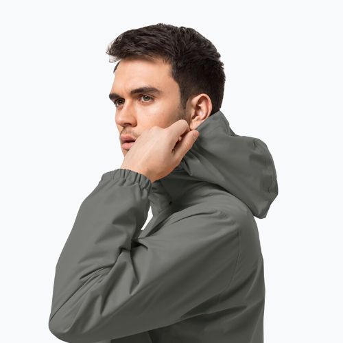 Jack Wolfskin Herren Stormy Point 2L Regenjacke grün 1111142