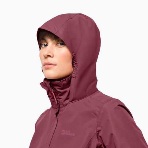 Jack Wolfskin Damen Stormy Point 2L Regenjacke kastanienbraun 1111202