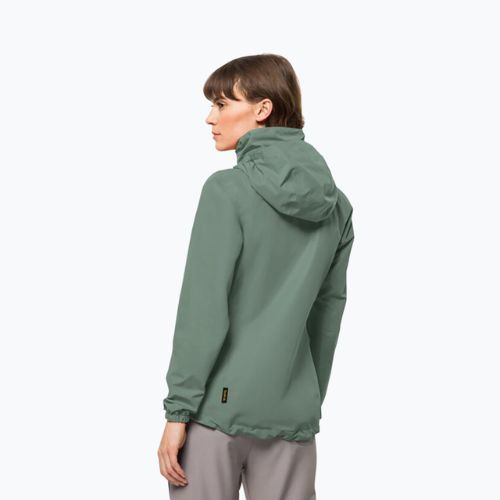 Jack Wolfskin Damen Stormy Point 2L Regenjacke grün 1111202