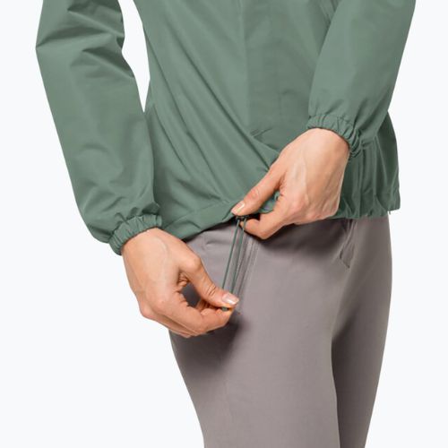 Jack Wolfskin Damen Stormy Point 2L Regenjacke grün 1111202
