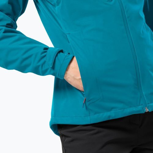 Jack Wolfskin Damen Highest Peak Regenjacke blau 1115121_1281_001