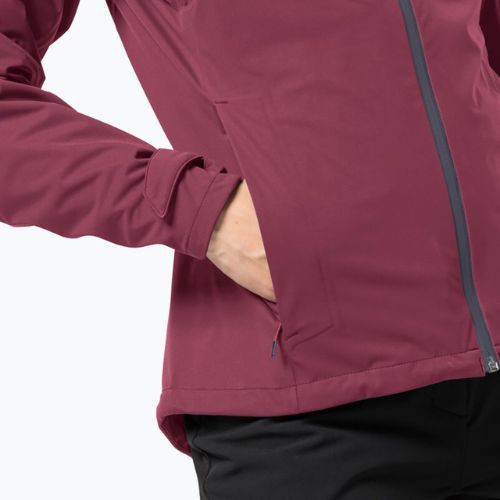 Jack Wolfskin Damen Highest Peak Regenjacke rot 1115121_2198_003