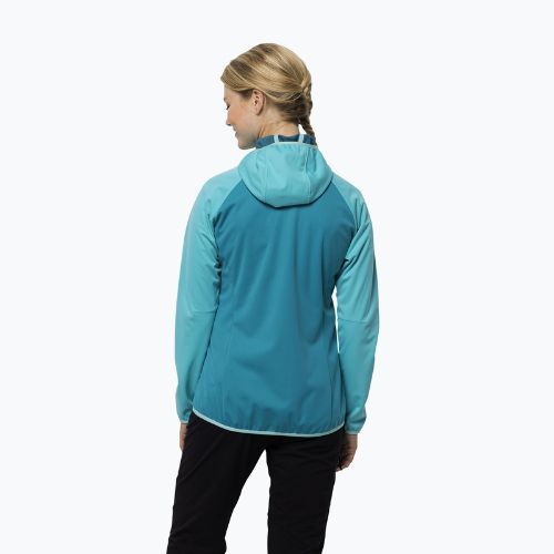 Jack Wolfskin Damen Go Hike Softshell Jacke blau 1306862