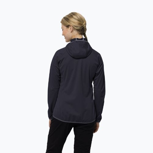 Jack Wolfskin Damen Go Hike Softshell Jacke grau 1306862