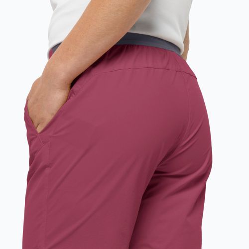Jack Wolfskin Hilltop Trail Damen-Trekking-Shorts rot 1505462