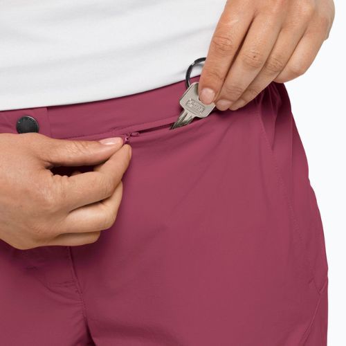 Jack Wolfskin Hilltop Trail Damen-Trekking-Shorts rot 1505462