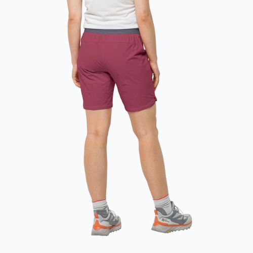 Jack Wolfskin Hilltop Trail Damen-Trekking-Shorts rot 1505462