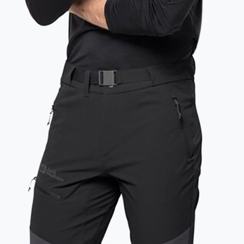 Jack Wolfskin Herren Softshellhose Ziegspitz schwarz 1507841