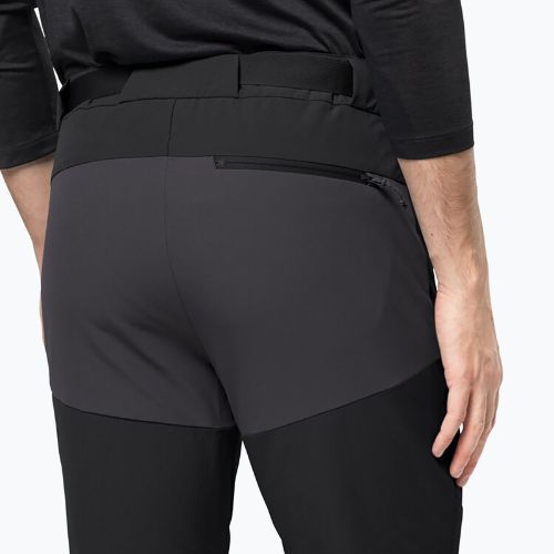 Jack Wolfskin Herren Softshellhose Ziegspitz schwarz 1507841