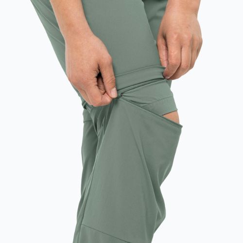 Damen Softshellhose Jack Wolfskin Glastal Zip Off grün 1508151_4151_042