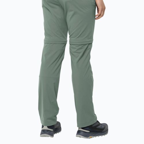 Damen Softshellhose Jack Wolfskin Glastal Zip Off grün 1508151_4151_042