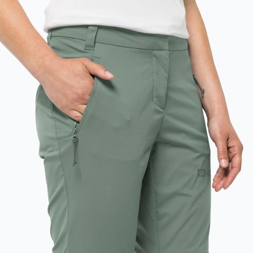 Damen Softshellhose Jack Wolfskin Glastal Zip Off grün 1508151_4151_042