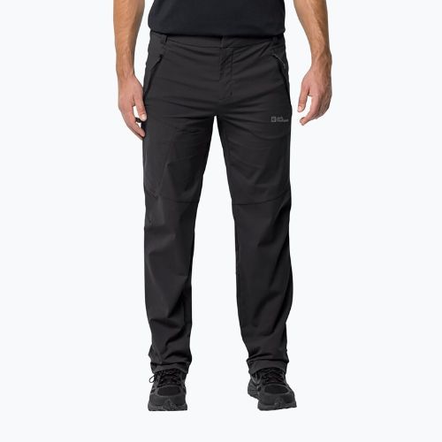 Jack Wolfskin Herren Softshellhose Glastal schwarz 1508221