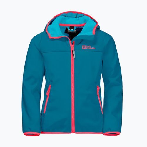 Jack Wolfskin Fourwinds Jacket Kinder Softshelljacke blau 1608011