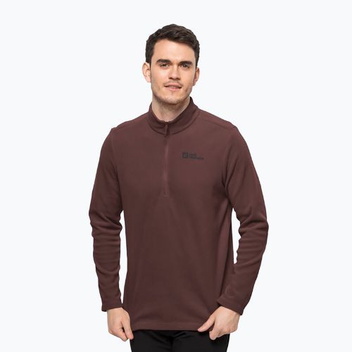 Jack Wolfskin Herren-Trekking-Sweatshirt Taunus HZ kastanienbraun 1709522