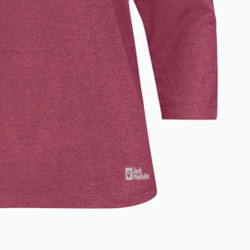 Jack Wolfskin Damen-Trekking-T-Shirt Jwp 3/4 rot 1806655