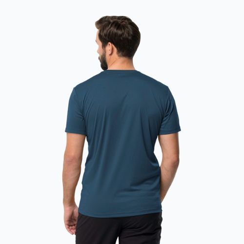 Jack Wolfskin Tech Herren-Trekking-T-Shirt navy blau 1807072