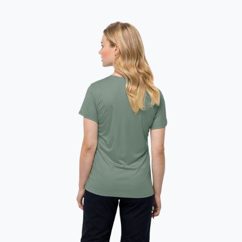 Damen-Trekking-T-Shirt Jack Wolfskin Tech grün 1807122