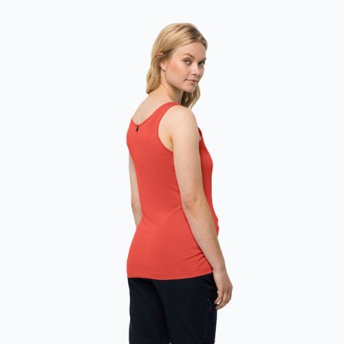 Jack Wolfskin Damen-Trekking-T-Shirt Pack & Go Tank orange 1807283