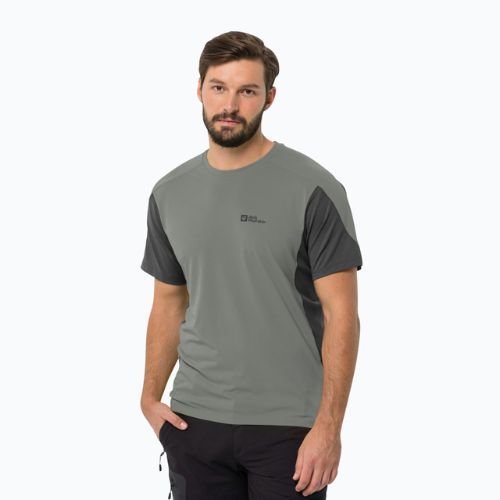 Jack Wolfskin Herren-Trekking-T-Shirt Narrows grün 1807353