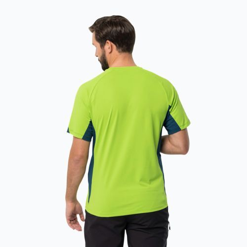 Jack Wolfskin Herren-Trekking-T-Shirt Narrows Flesh Grün 1807353