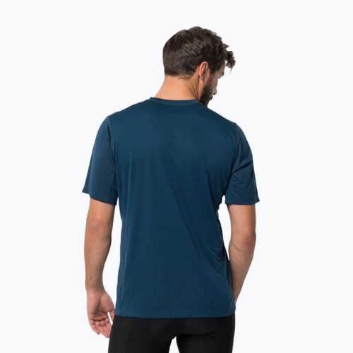 Jack Wolfskin Herren-Trekking-T-Shirt Morobbia Vent navy blau 1809291