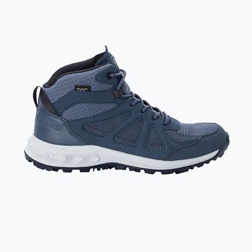 Jack Wolfskin Damen-Trekking-Stiefel Woodland 2 Texapore Mid navy blau 4051331