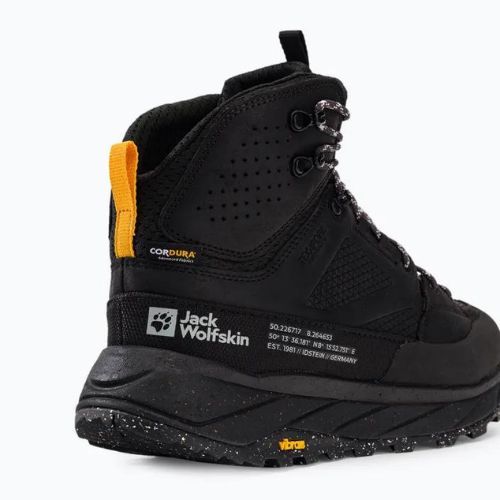 Jack Wolfskin Herren Terraquest Texapore Mid Trekkingstiefel schwarz 4056381_6000_110