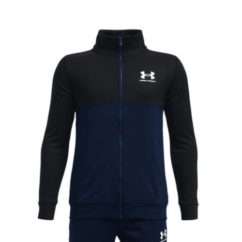 Under Armour CB Knit Kinder Trainingsanzug navy blau 1373978-408